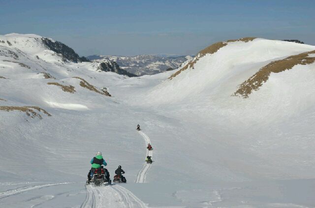 Raid Motoneige Montenegro - Balkans 2528 metres